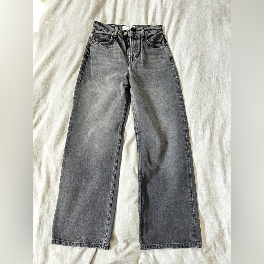 Wilder High Rise Wide Leg Cropped Jeans
